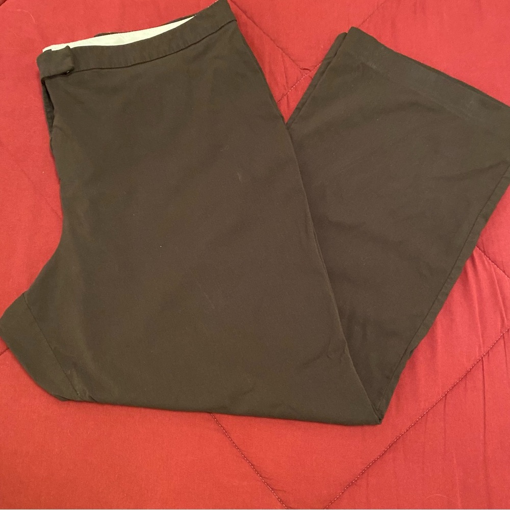 Lane Bryant Chocolate Trouser Pants